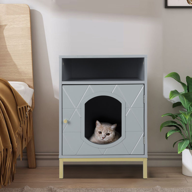 Cat box end clearance table